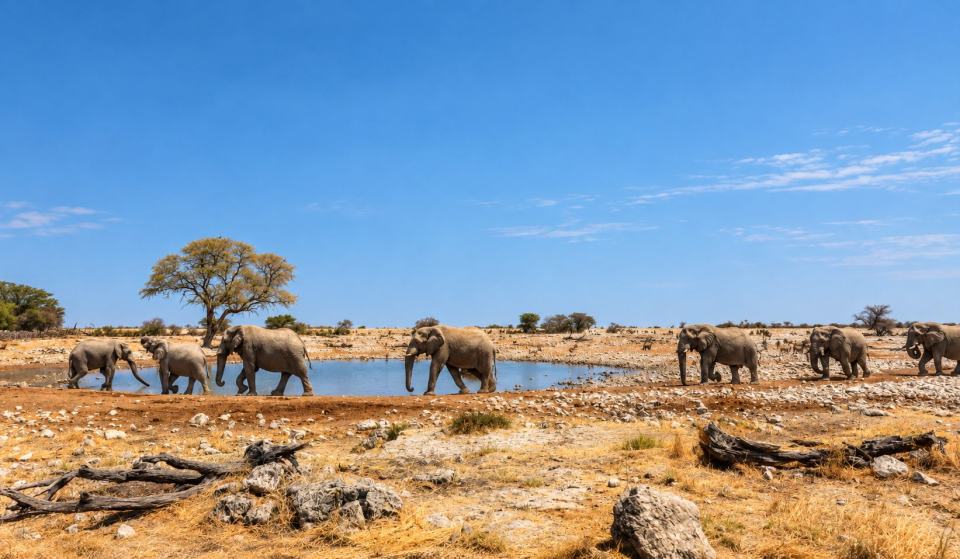 Central to Eastern Etosha (Namutoni)