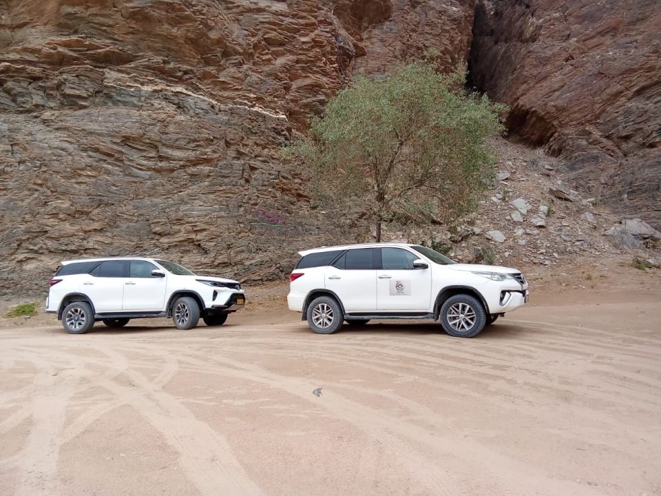 Canyon country on the road from Sossusvlei